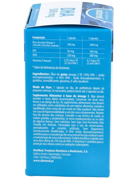 Naturmil Dha 500 Mg Sin Gluten 60 Capsulas