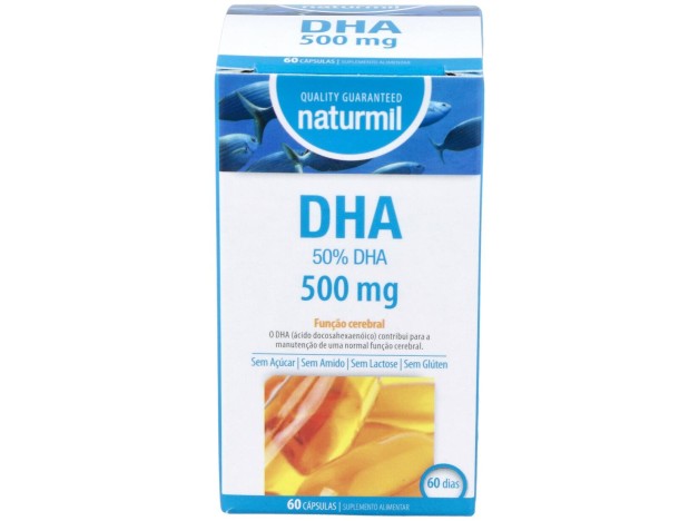 Naturmil Dha 500 Mg Sin Gluten 60 Capsulas