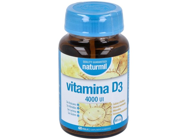 Naturmil Vitamina D3 4000Ui 60 Capsulas