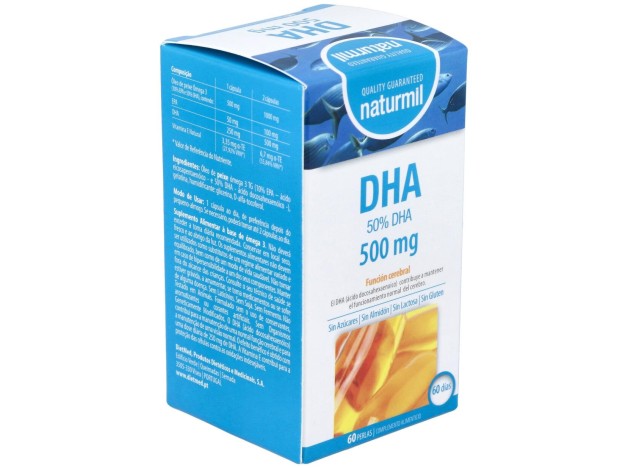 Naturmil Dha 500 Mg Sin Gluten 60 Capsulas