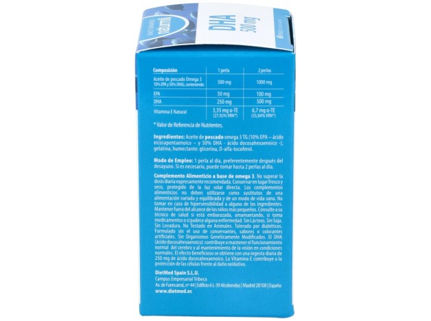 Naturmil Dha 500 Mg Sin Gluten 60 Capsulas