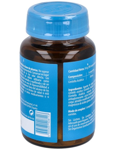 Naturmil Centella Asiatica 500 Mg 90 Comprimidos
