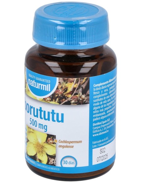 Naturmil Borututu 500 Mg 90 Comprimidos