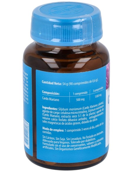 Naturmil Cardo Mariano 500Mg 90Comp