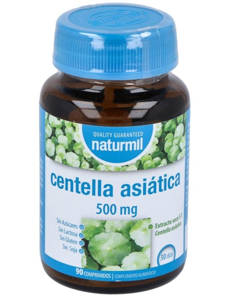 Naturmil Centella Asiatica 500 Mg 90 Comprimidos
