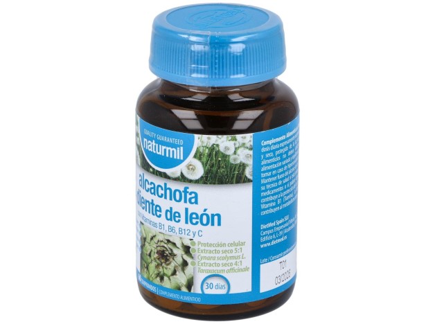 Dietmed Alcachofa Diente León 60Comp