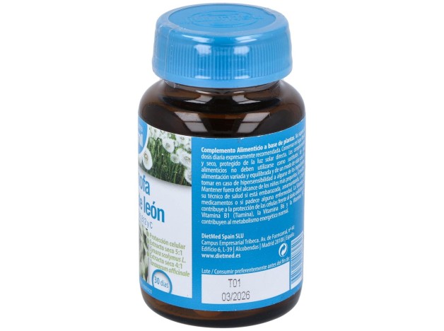 Dietmed Alcachofa Diente León 60Comp
