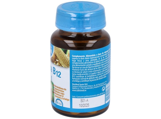 Naturmil Vitamina B12 2500Ug 60 Comprimidos