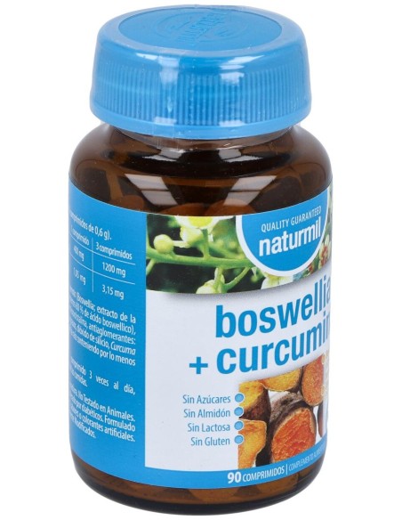 Naturmil Boswellia + Curcumina 90 Comprimidos