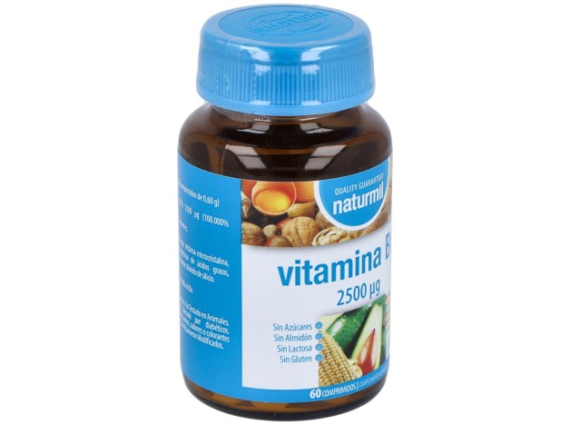 Naturmil Vitamina B12 2500Ug 60 Comprimidos