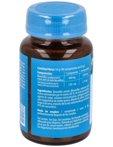 Naturmil Boswellia + Curcumina 90 Comprimidos