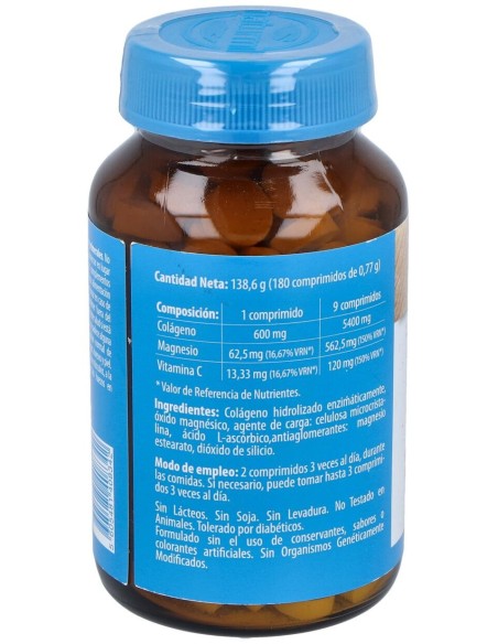 Naturmil Colageno 600Mg 180Comp