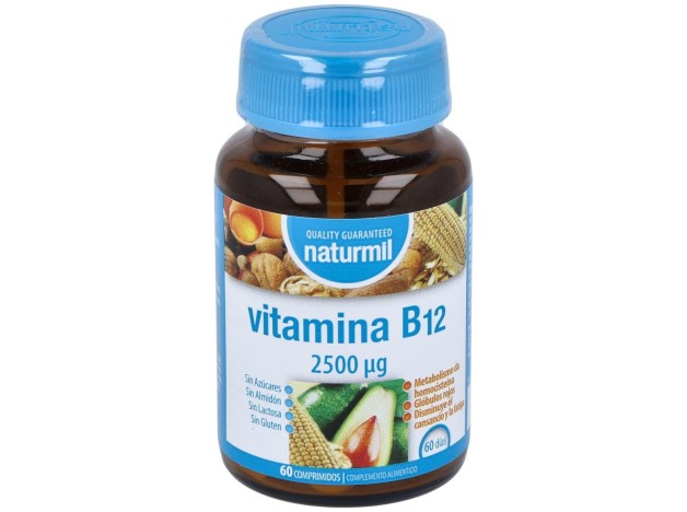 Naturmil Vitamina B12 2500Ug 60 Comprimidos