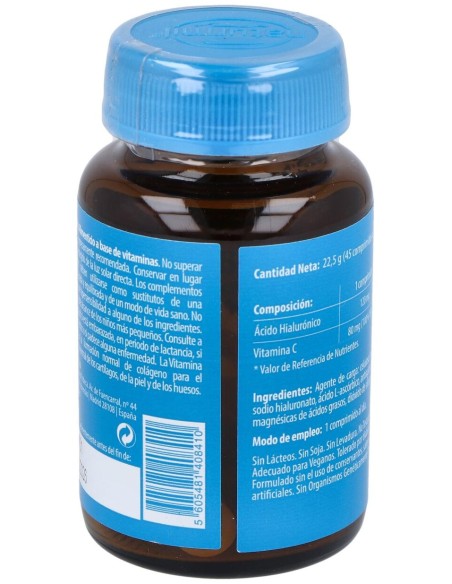 Naturmil Acido Hialuronico 120 Mg Con Vitamina C 45 Comprimidos