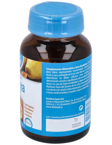 Naturmil Enzimas De Papaya Complex 90Comp
