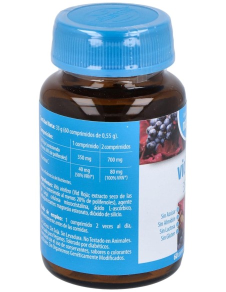 Naturmil Vid Roja 350 Mg 60 Comprimidos