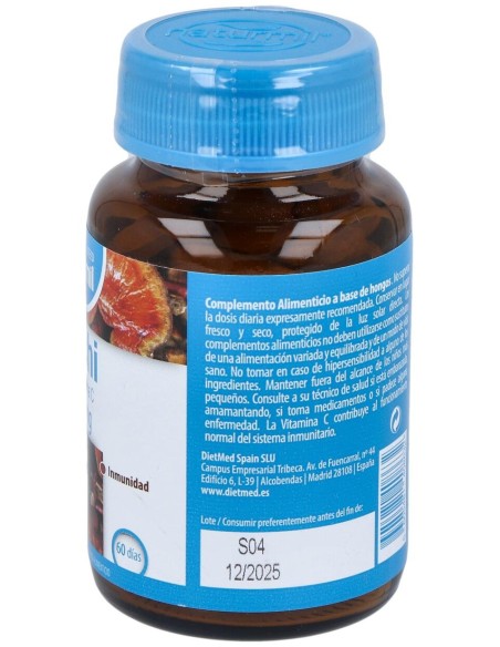 Reishi 600Mg. Con Vitamina C 60Comp.