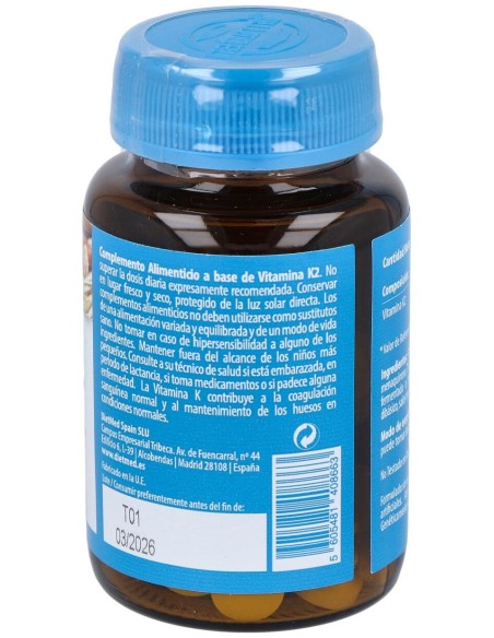 Naturmil Vitamina K2 100Mg 60Comp