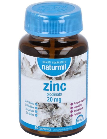 Naturmil Zinc 20Mg Picolinato 60Comp