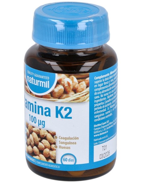Naturmil Vitamina K2 100Mg 60Comp