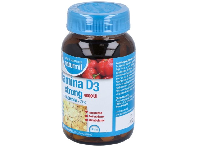 Naturmil Vitamina D3 Strong 90Comp