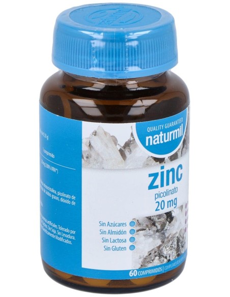 Naturmil Zinc 20Mg Picolinato 60Comp
