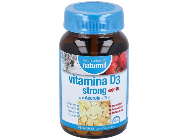 Naturmil Vitamina D3 Strong 90Comp