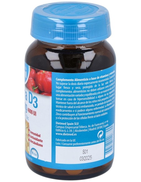 Naturmil Vitamina D3 Strong 90Comp
