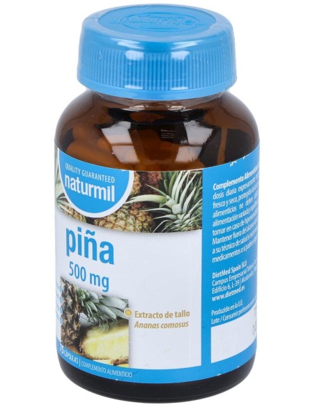 Naturmil Piña 500 Mg 75 Capsulas