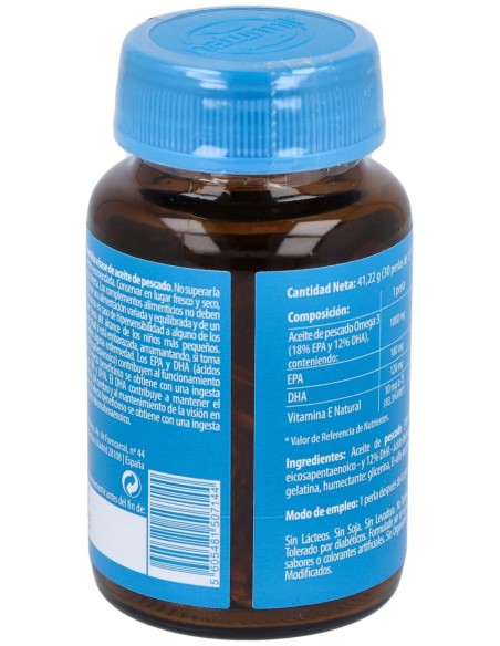 Naturmil Omega 3 Epa 18% E Dha 12% Vitamina E 1000Mg 30Caps