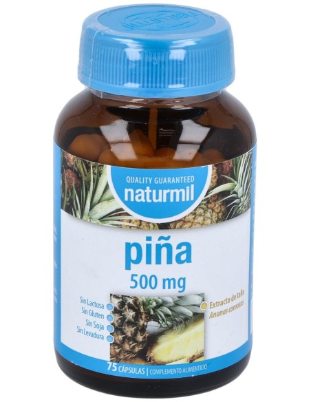 Naturmil Piña 500 Mg 75 Capsulas