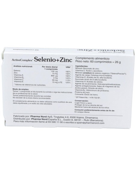 Activecomplex Selenio+Zinc 60Comp.