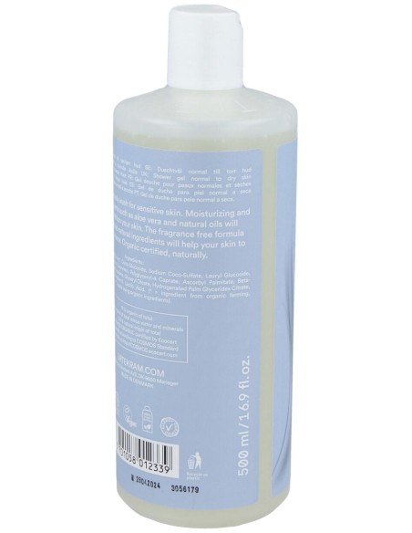 Fragance Free Gel De Baño 500Ml. Eco Vegan