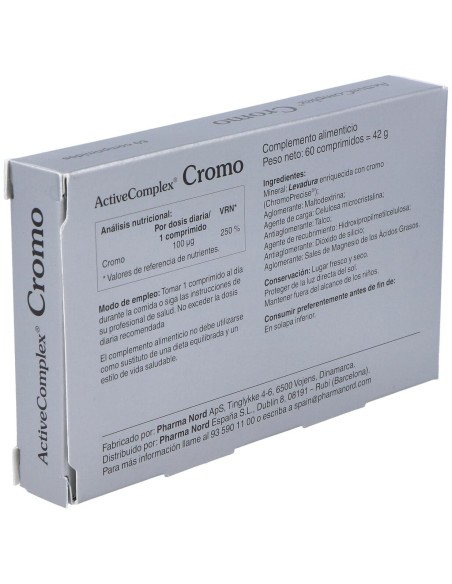 Activecomplex Cromo 100Mcg.60Comp.
