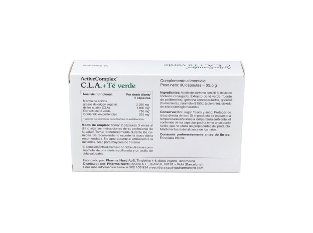 Activecomplex® Cla + Té Verde 90Cáps