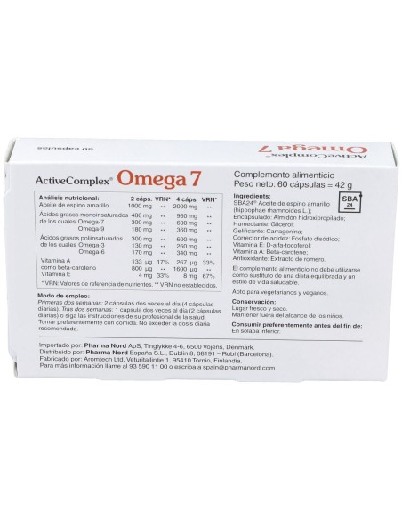 Pharma Nord Active Complex Omega 7 60Caps