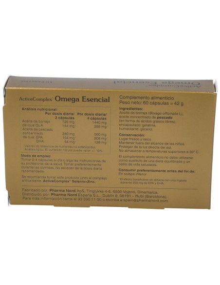 Activecomplex Omega Esencial 60Perlas