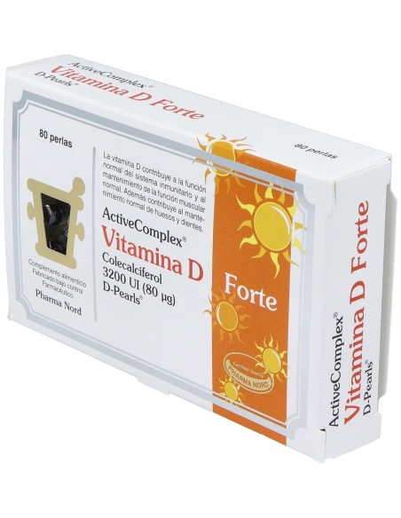 Activecomplex Vitamina D 3200Ui 80 Perlas