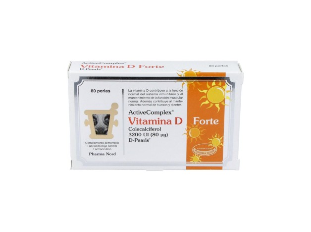 Activecomplex Vitamina D 3200Ui 80 Perlas