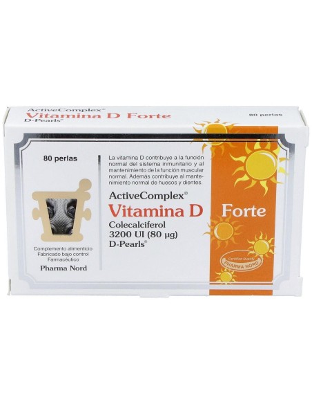 Activecomplex Vitamina D 3200Ui 80 Perlas