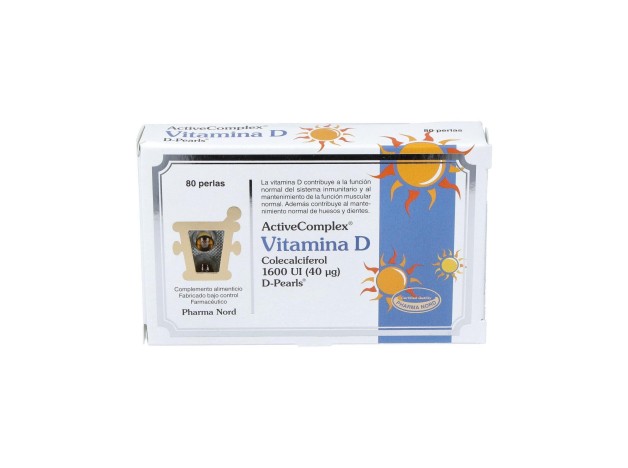 Activecomplex Vit. D 40Mcg. 1600Ui 80Perlas