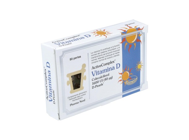 Activecomplex Vit. D 40Mcg. 1600Ui 80Perlas