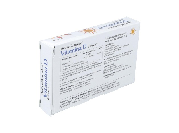 Activecomplex Vit. D 40Mcg. 1600Ui 80Perlas