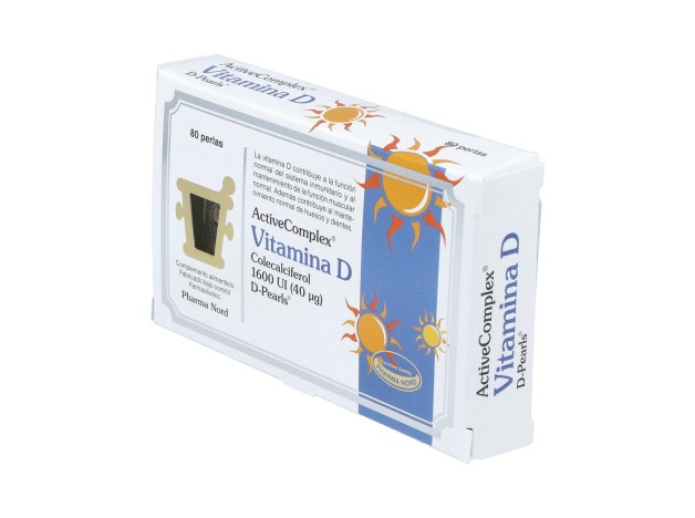 Activecomplex Vit. D 40Mcg. 1600Ui 80Perlas