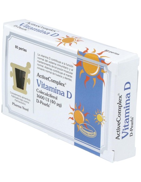 Activecomplex Vit. D 40Mcg. 1600Ui 80Perlas