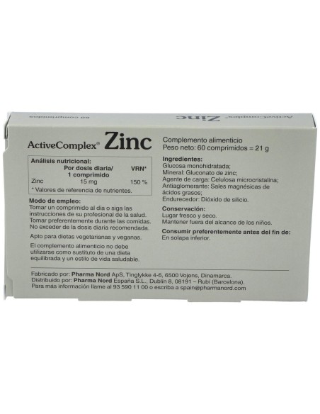 Activecomplex Zinc 60Comp.