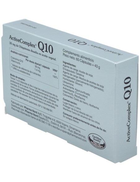 Activecomplex Q10 30Mg. (Quinona) 60Cap.