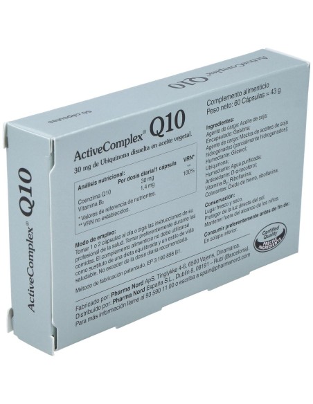 Activecomplex Q10 30Mg. (Quinona) 60Cap.