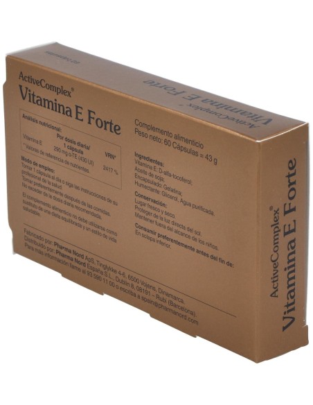 Activecomplex® Vitamina E Forte 60Cáps