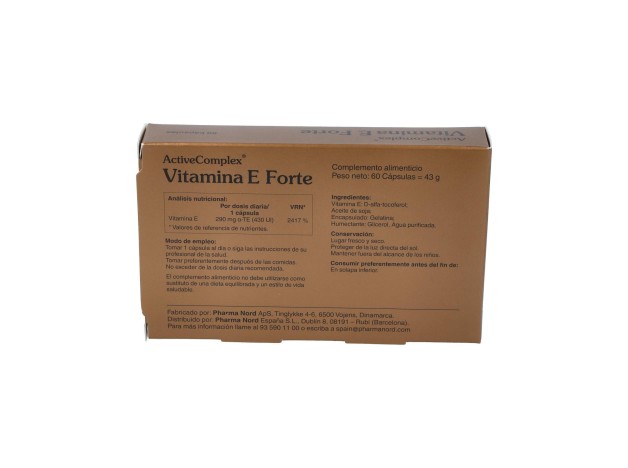 Activecomplex® Vitamina E Forte 60Cáps